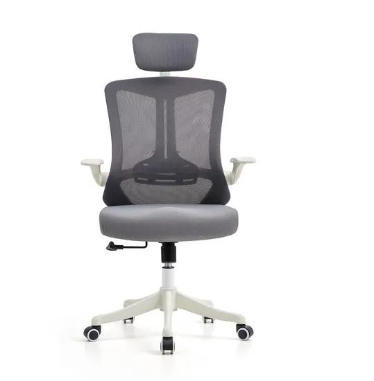 Chaise de bureau en maille à dossier moyen populaire et de grande classe pour le directeur, le personnel ou d'autres